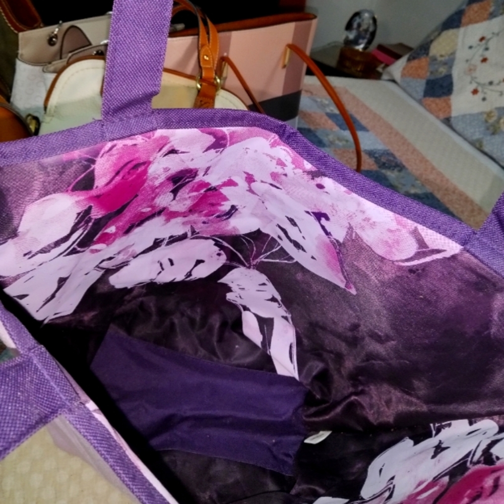 Purple Selena Gomez medium tote bag